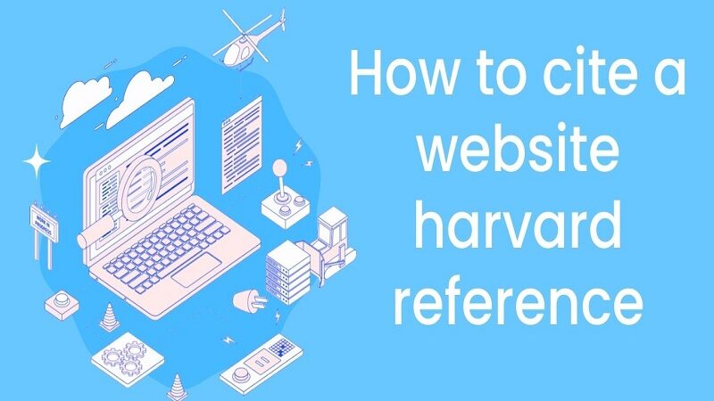 How to cite a website harvard reference